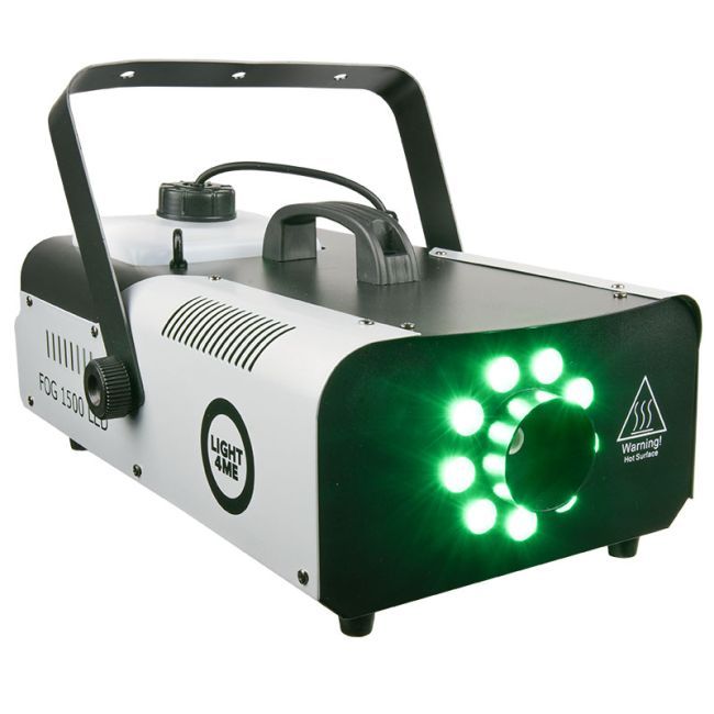 LIGHT4ME FOG 1500 LED V2 wytwornica dymu mgły pilot