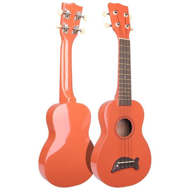 NN UD01 OR ukulele dla dzieci pomarańczowe delfine NN UD01 OR ukulele dla dzieci pomarańczowe delfinek