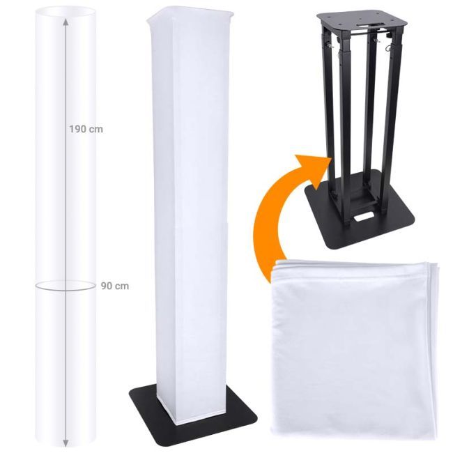 DNA TOTEM TOWER SCRIM WH materiał biała lycra osł. DNA TOTEM TOWER SCRIM WH materiał biała lycra osł.