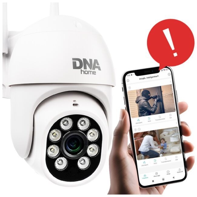 DNA CAM2 kamera obrotowa zoom wi-fi do monitoringu DNA CAM2 kamera obrotowa zoom wi-fi do monitoringu zewnętrznego