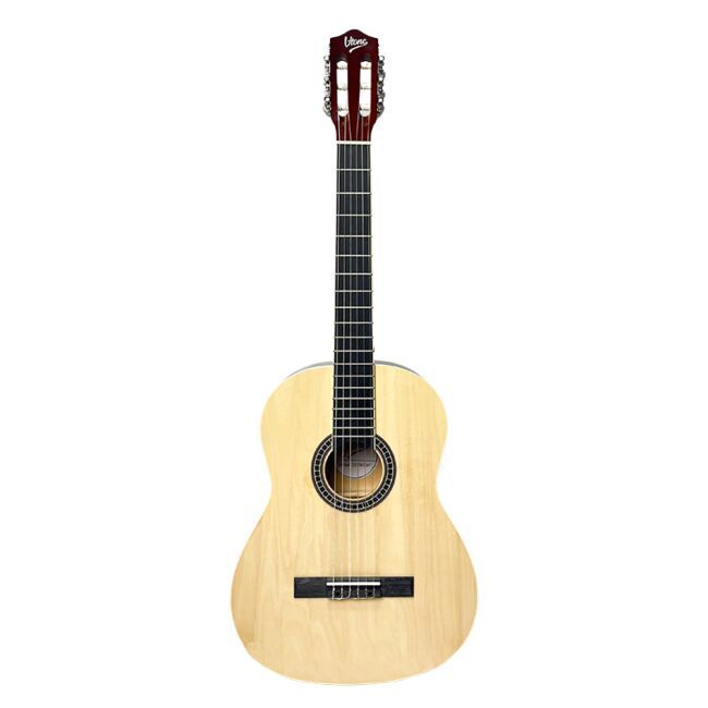 V-TONE CG TWO NT gitara klasyczna 4/4 naturalne dr V-TONE CG TWO NT gitara klasyczna 4/4 naturalne drewno do nauki dla początkujących zestaw