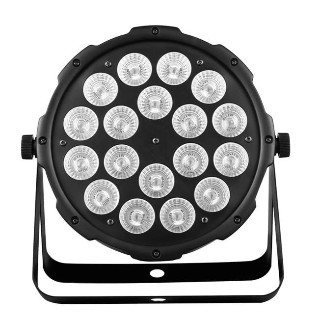 LIGHT4ME HEXO PAR 18x12W RGBWA-UV reflektor scenic