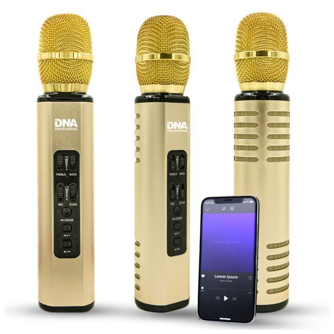 DNA KM6 mikrofon karaoke Bluetooth głośnik DNA KM6 mikrofon karaoke Bluetooth głośnik bezprzewodowy