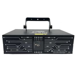 EVOLIGHTS LASER 3W RGB profesjonalne estradowe oświetlenie laserowe