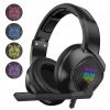 ONIKUMA K19 słuchawki gamingowe dla graczy RGB LED