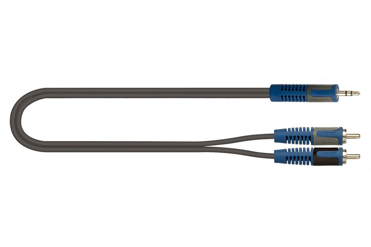 QUIK LOK RKSA150-2 QUIK LOK RKSA150-2 - Minijack Stereo 3,5 mm 2 x RCA (2m)