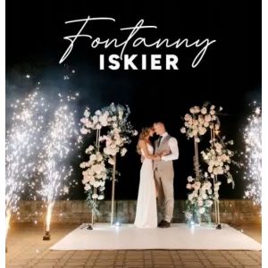Fontanna iskier Jorge SILVER FOUNTAIN JS069 - 60 sekund, wysokość 3m OUTDOOR - wkład (1szt)
