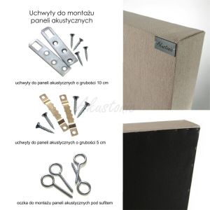 Panel akustyczny 120×60 Premium (Jasny Beż)