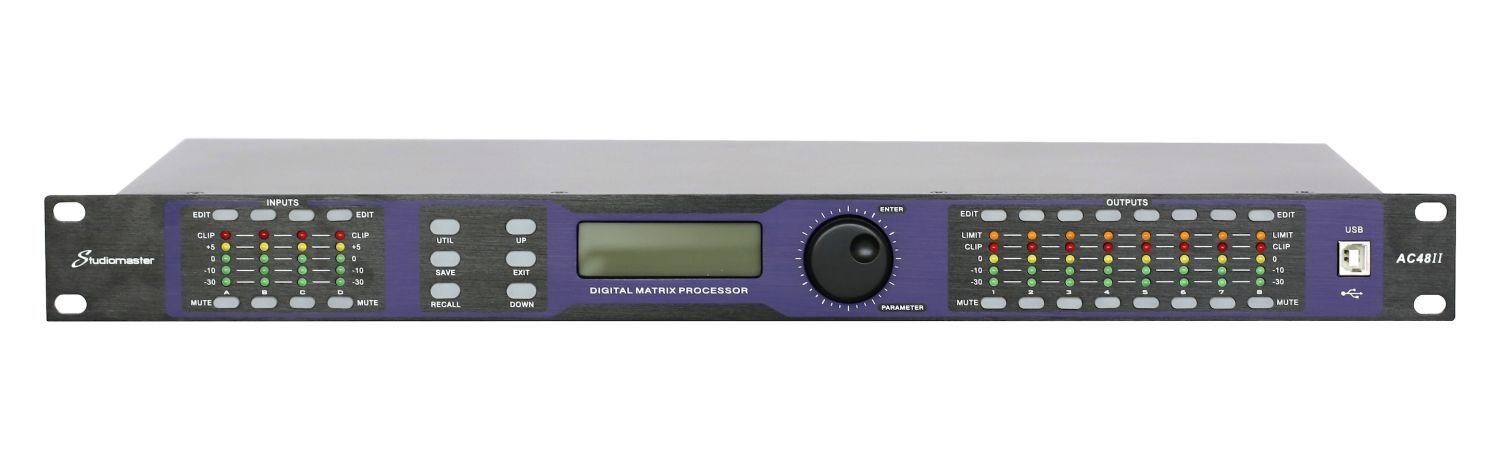 STUDIOMASTER AC48Ⅱ-4in 8out Digital Processor STUDIOMASTER AC48Ⅱ-4in 8out Digital Processor -