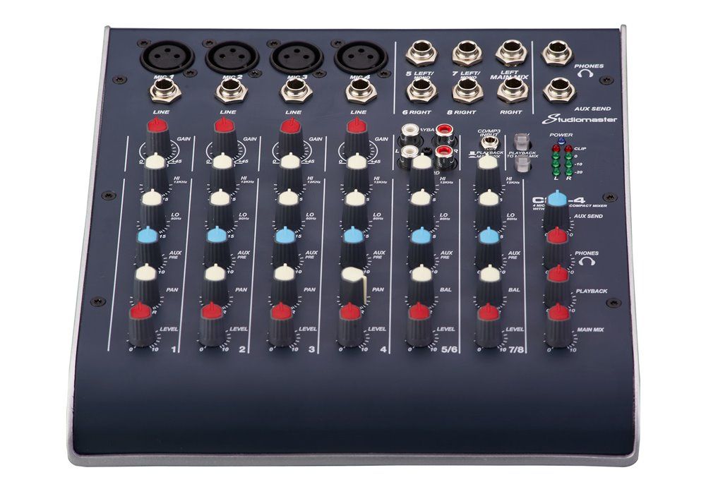 STUDIOMASTER C2-4 C2-4 4 Channel Compact Mixer STUDIOMASTER C2-4 C2-4 4 Channel Compact Mixer - Mikser analogowy