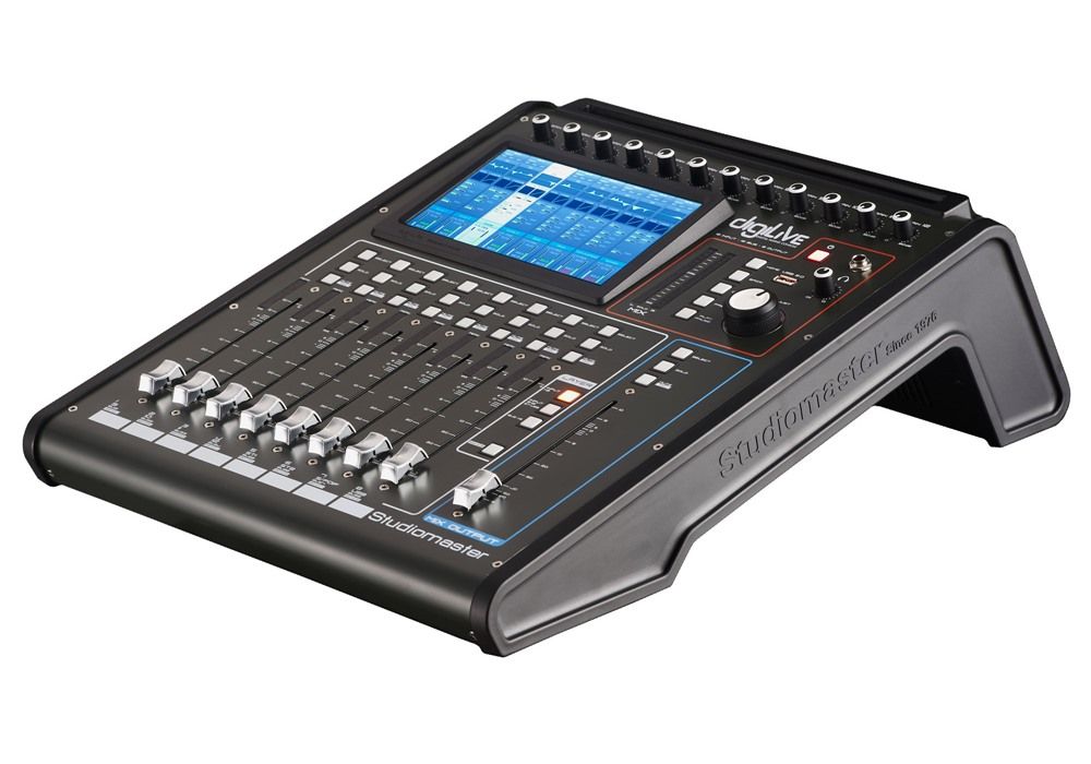 STUDIOMASTER DIGILIVE 16 16 Input -16 Bus - 8 Output Digital Mixing Console STUDIOMASTER DIGILIVE 16 16 Input -16 Bus - 8 Output - Mikser Cyfrowy