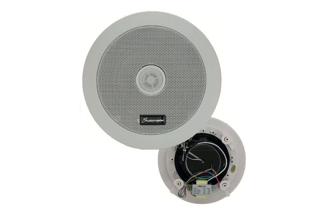 STUDIOMASTER IS6CCT 6.5" COAXIAL CEILING SPEAKER STUDIOMASTER IS6CCT 6.5" COAXIAL CEILING SPEAKER - Głośnik Instalacyjny