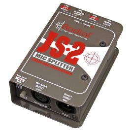 RADIAL JS2 - Pasywny splitter mikrofonowy