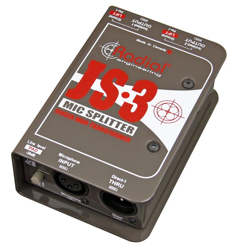 RADIAL JS3 RADIAL JS3 - Pasywny Splitter Mikrofonowy