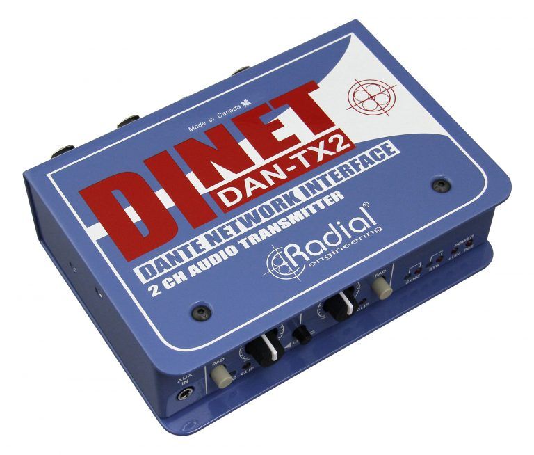 RADIAL DiNet DAN-TX2 RADIAL DiNet DAN-TX2 - Cyfrowy Konwerter Dante