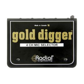 RADIAL Gold Digger - Mikser dla 4 Mikrofonów