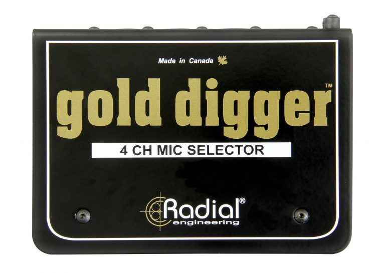 RADIAL Gold Digger RADIAL Gold Digger - Mikser dla 4 Mikrofonów