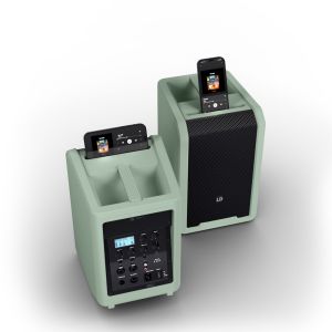 LD Systems ANNY 8GN  - przenośna kolumna aktywna zasilana bateryjnie z bluetooth i mikserem PA