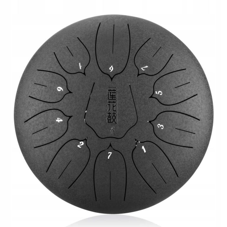Lotus tongue drum 12'' 11 ton Hluru-Huashu THL11-12-charcoal