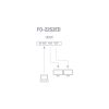 FONESTAR 1 x 2 HDMI amplifier splitter. FO-22S2ED - Wzmacniacz / Splitter HDMI