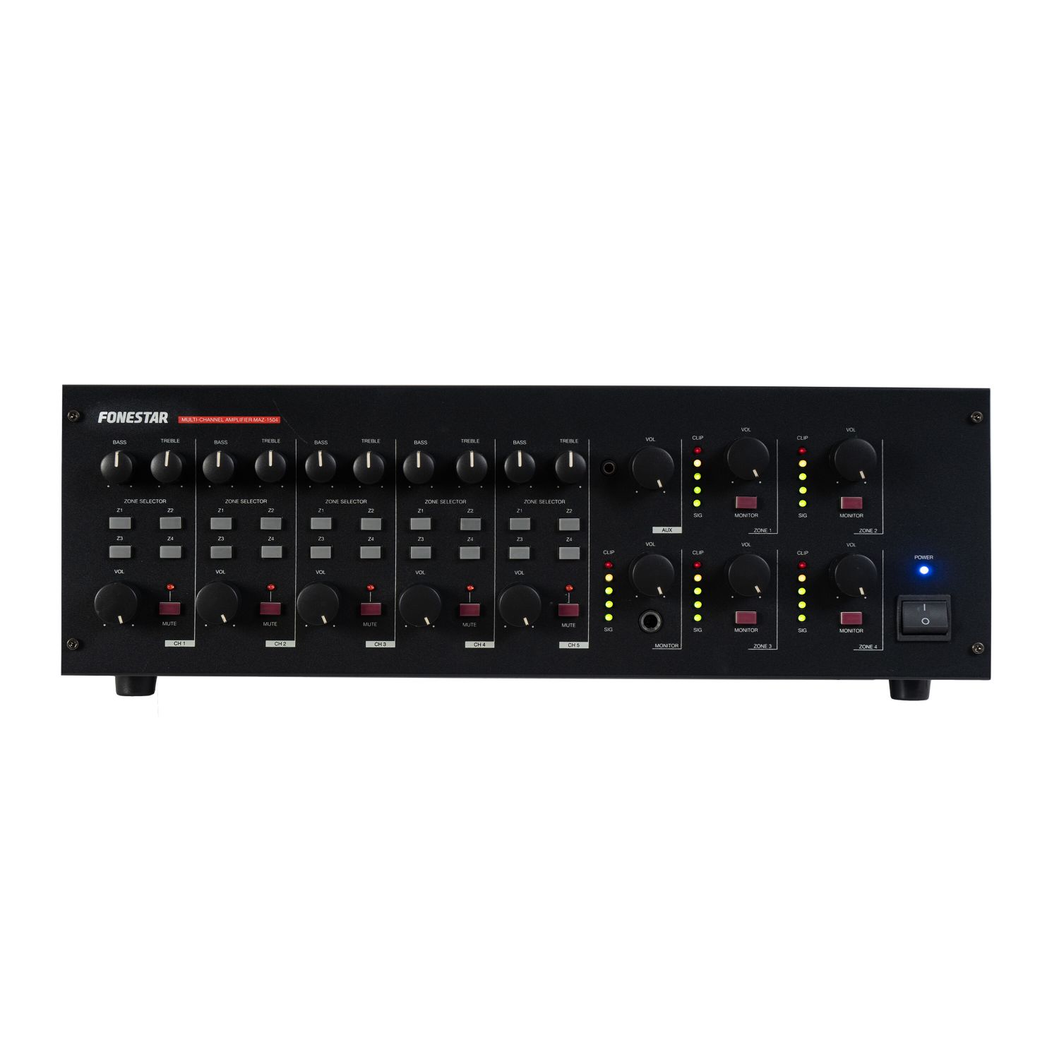 FONESTAR Multi-channel and matrix public address amplifier MAZ-1504 FONESTAR Multi-channel and matrix public address amplifier MAZ-1504