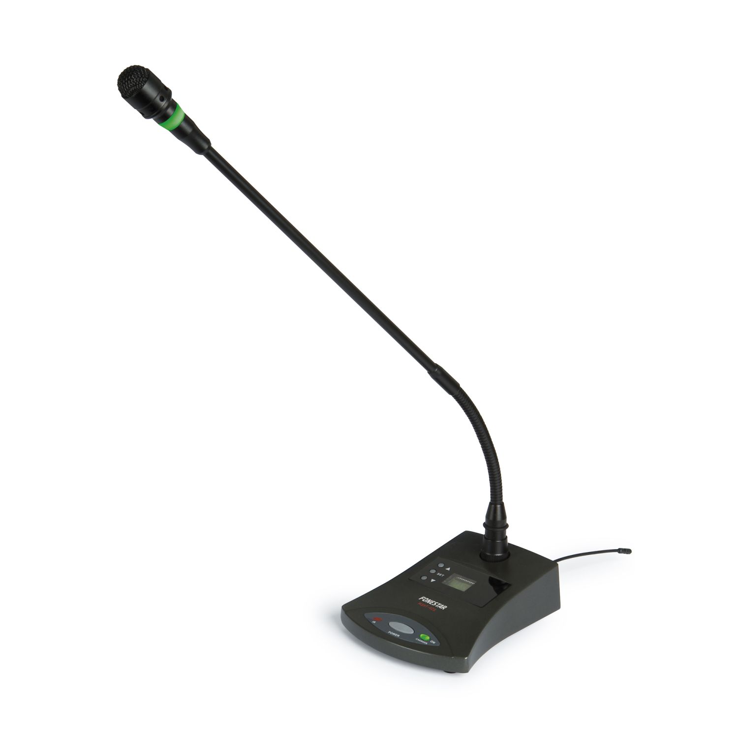 FONESTAR UHF wireless desktop microphone MSHT-42S-570 FONESTAR UHF wireless desktop microphone MSHT-42S-570 - Mikrofon Na Gęsiej Szyi