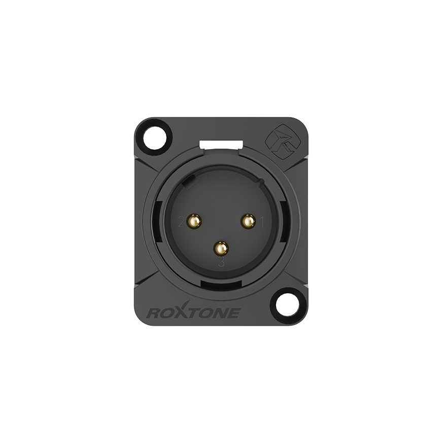 Roxtone RX3MD-BG - gniazdo XLR tablicowe panelowe