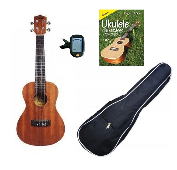 Flycat C10C - ukulele koncertowe + pokrowiec + stroik