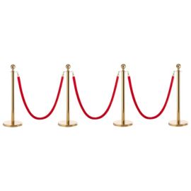 NN RCP 4 solidny złoty słupek odgradzający zestaw