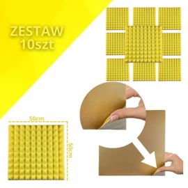 DNA AM2 YL panel akustyczny zestaw 10 szt. żółty