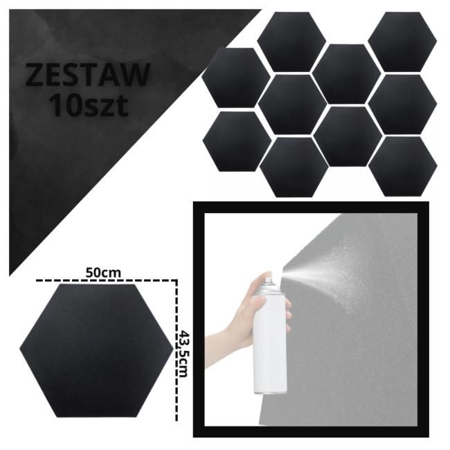 DNA AM3 BK panel akustyczny zestaw 10 szt. czarny DNA AM3 BK panel akustyczny zestaw 10 szt. czarny
