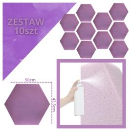 DNA AM3 PR panel akustyczny zestaw 10 szt. fioleto