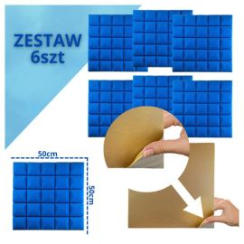 DNA AM5 BL panel akustyczny zestaw 6 szt. niebiesk