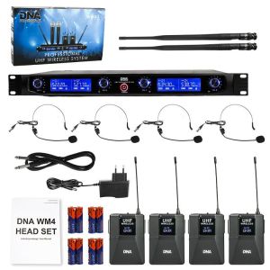 DNA WM4 HEAD SET mikrofon bezprzewodowy 4x nadajnik