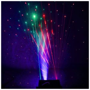  LIGHT4ME FOG LASER wytwornica dymu mgły LED efekt lasera timer pilot
