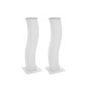 EUROLITE 2x Stage Stand 150cm curved incl. Cover and Bag, white - towery pod głowy ruchome (para)