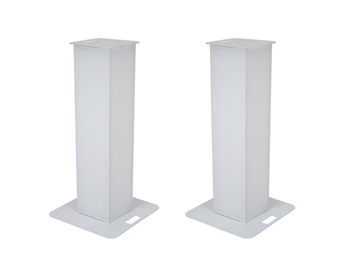 EUROLITE 2x Stage Stand 150cm incl. Cover and Bag, white - towery pod głowy ruchome (para)