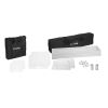 EUROLITE 2x Stage Stand 150cm incl. Cover and Bag, white - towery pod głowy ruchome (para)