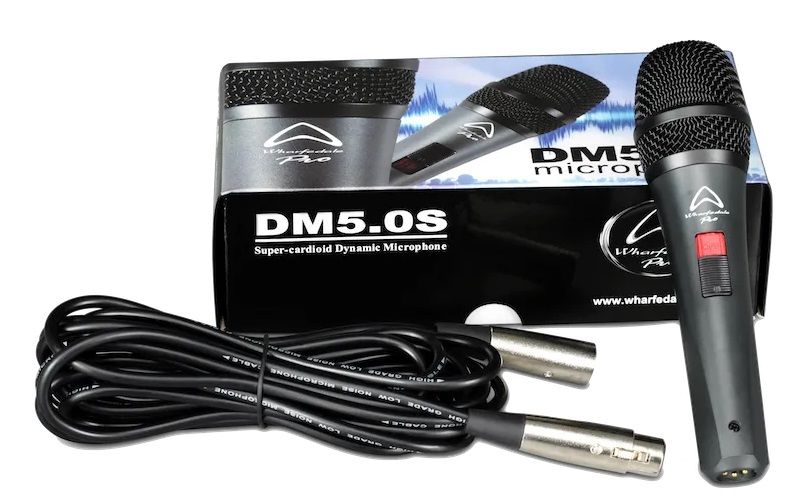 WHARFEDALE DM-5.0S - mikrofon dynamiczny z wyłącznikiem
