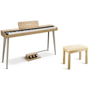 DONNER DDP-60 WOOD GRAIN - pianino cyfrowe + ława