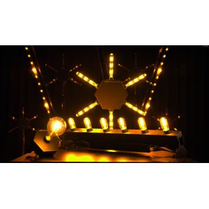 Showtec Edison Star E6 - dimmer LED DMX z gniazdem 6 x E27