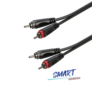 Roxtone SACC130L3 - kabel audio 2 x Wtyk RCA / 2 x Wtyk RCA 3m