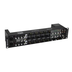 OMNITRONIC EM-550B MK2 - wielofunkcyjny 5+2-kanałowy mikser instalacyjny, czarny