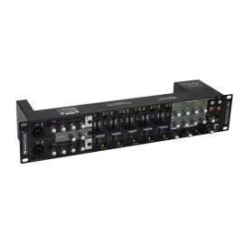 OMNITRONIC EM-550B MK2 - wielofunkcyjny 5+2-kanałowy mikser instalacyjny, czarny