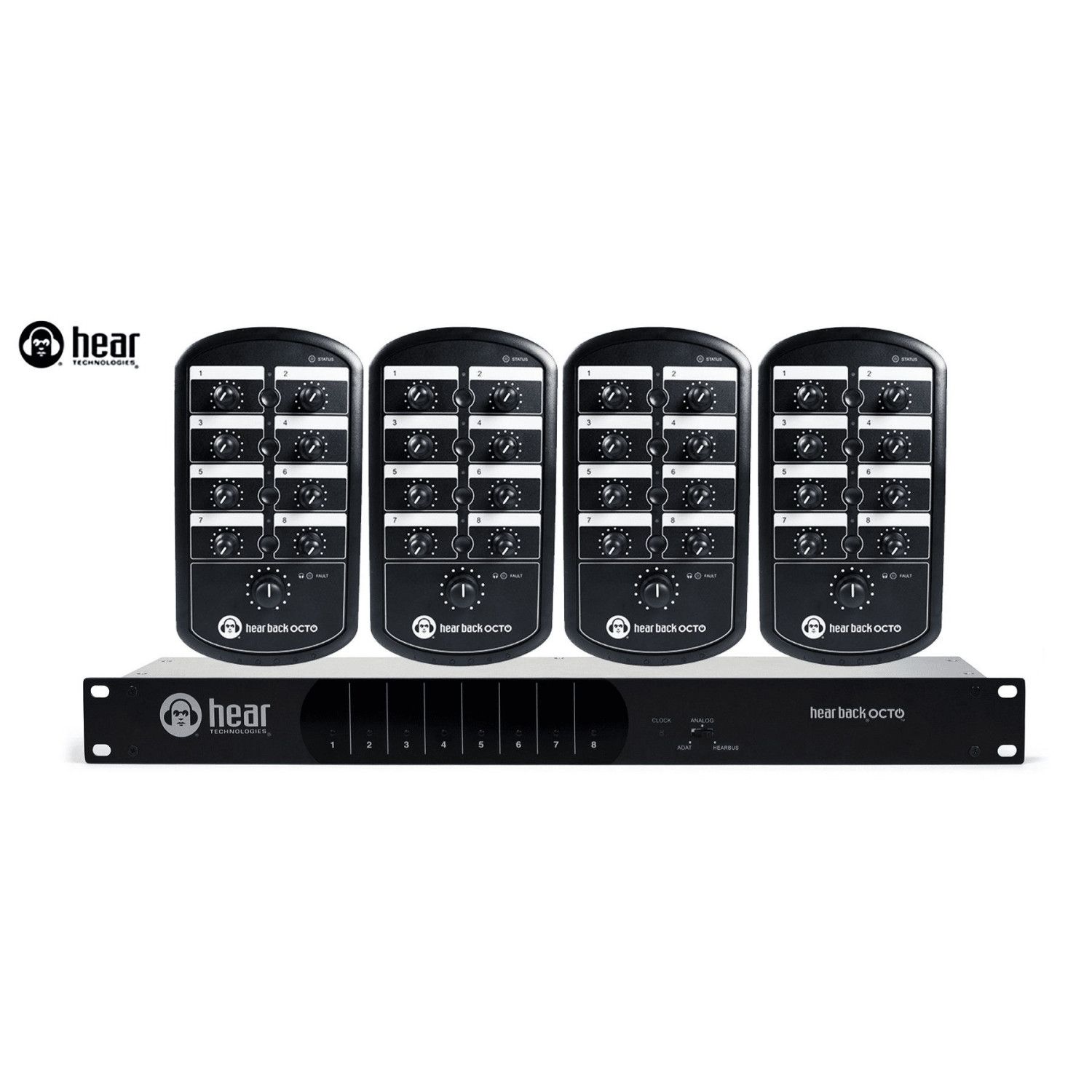 HEAR TECHNOLOGIES Hear Back PRO Four Pack - zestaw odsłuchu personalnego