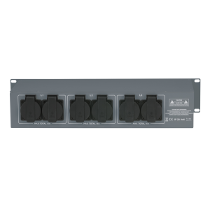 Showgear PSA-16A3S - dystrybutor zasilania (3x MCB - schuko out)