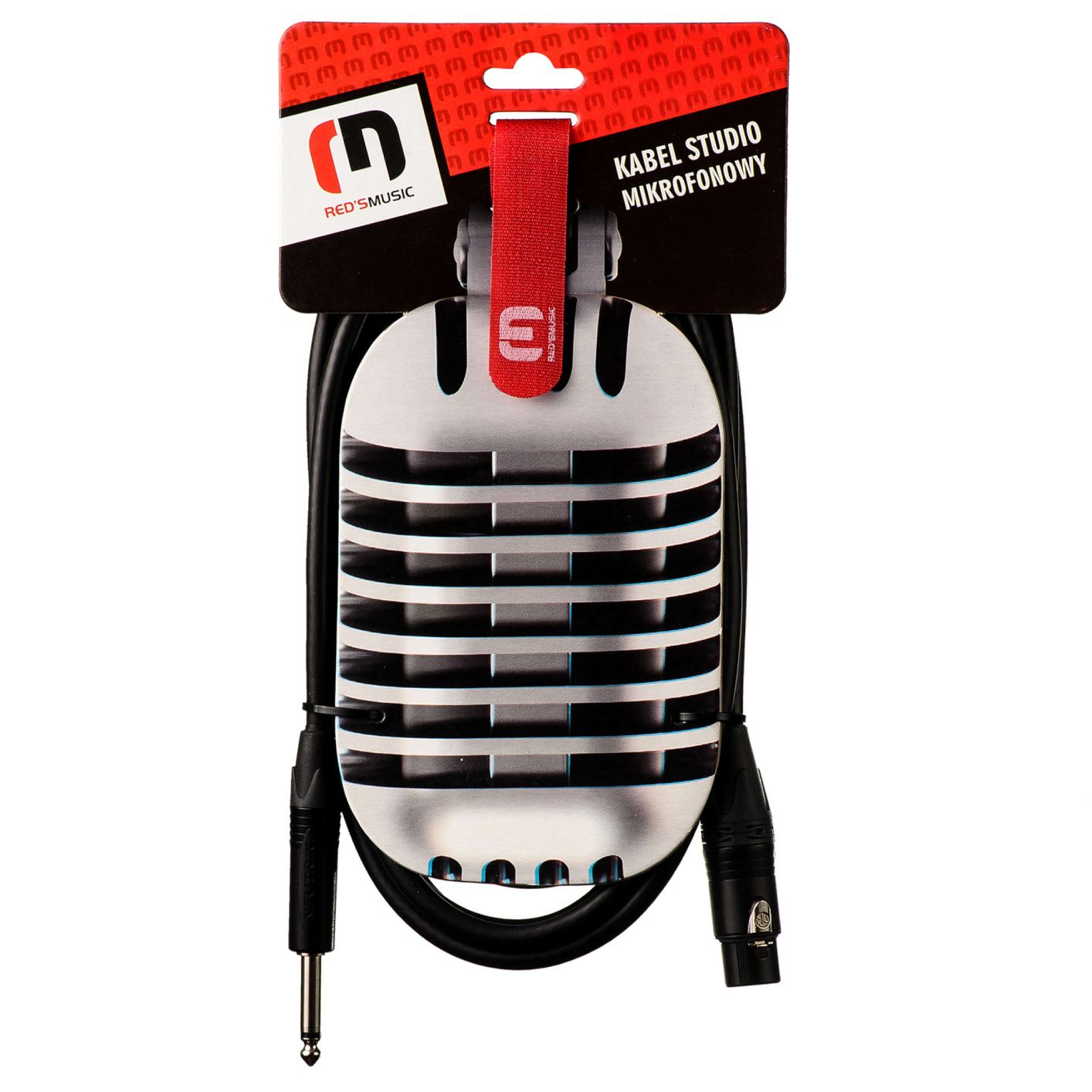 Red\'s Music MCN22100 - kabel mikrofonowy XLR F / Jack 6.3 mono (10m)