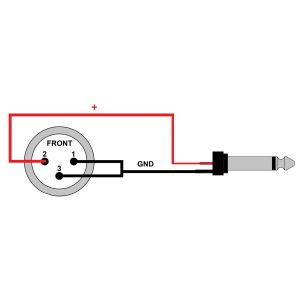 Red\'s Music MCN22100 - kabel mikrofonowy XLR F / Jack 6.3 mono (10m)