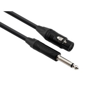 Red\'s Music MCN22100 - kabel mikrofonowy XLR F / Jack 6.3 mono (10m)