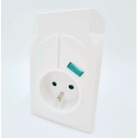 GNIAZDO PRZECIWPRZEPIĘCIOWE FILTR ADAPTER +RJ11 (CA-F100A3D1LT)